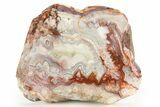 Polished Crazy Lace Agate Slab - Mexico #323867-1